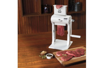 Image of Weston Products 2-in-1 Jerky Slicer &amp; Cuber/Tenderizer, Realtree Edge, Camo/White, 07-3701-RE