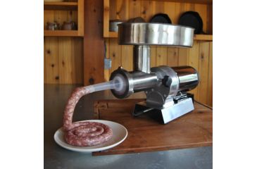 Image of Weston Products Butcher Series N.22 Commercial Meat Grinder - 1 HP - 750W 09-2201-W