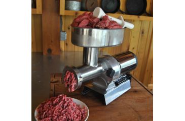 Image of Weston Products Butcher Series N.22 Commercial Meat Grinder - 1 HP - 750W 09-2201-W