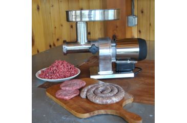 Image of Weston Products Butcher Series N.8 Commercial Meat Grinder - .5 HP - 350W 09-0801-W