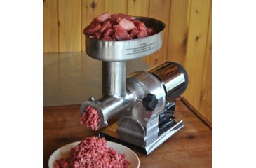 Image of Weston Products Butcher Series N.8 Commercial Meat Grinder - .5 HP - 350W 09-0801-W