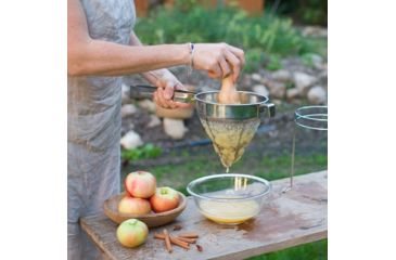 Image of Weston Products Cone Strainer and Pestle Set, Stainless Steel 83-3030-W