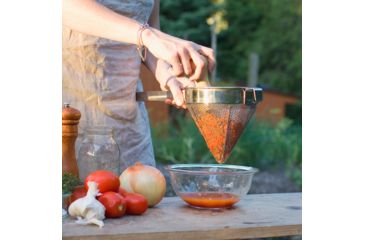 Image of Weston Products Cone Strainer and Pestle Set, Stainless Steel 83-3030-W