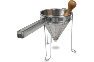 Image of Weston Products Cone Strainer and Pestle Set, Stainless Steel, 83-3030-W