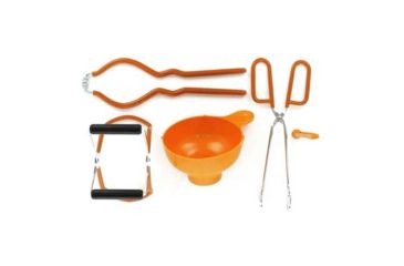 Image of Weston Products Deluxe 5-Piece Home Canning Kit, Orange 83-2017-W
