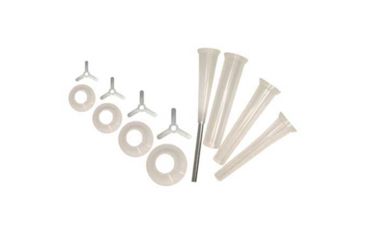 Image of Weston Products Sausage Staffing Tube Set for Weston Pro Series Meat Grinders, 12 pcs, Clear 08-2501