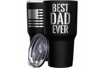 Image of Wethepeopleholsters.Com Best Dad Ever Stainless Steel Tumbler, TUM02-1000BLACK