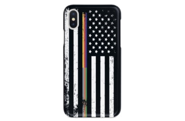 Image of Wethepeopleholsters.Com Downward American Flag - Thin Lines Combo Case, Galaxy S5, IC-5006-GALAXYS5