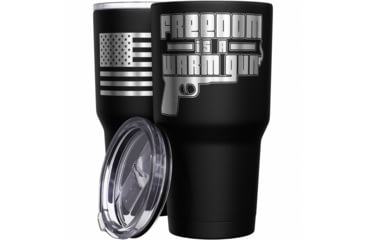 Image of Wethepeopleholsters.Com Freedom Is A Warm Gun Stainless Steel Tumbler, TUM01-0138STAINLESS