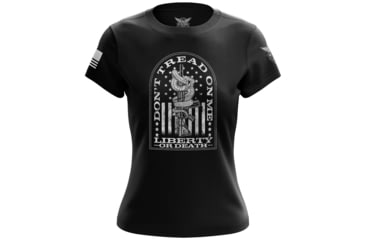 Image of Wethepeopleholsters.Com Liberty or Death Womens Short Sleeve Shirt, liberty-or-death-womens-short-sleeve-shirt