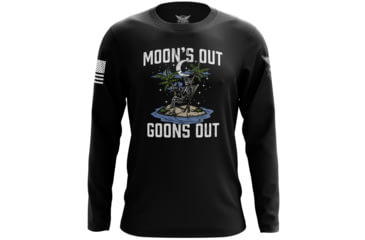 Image of Wethepeopleholsters.Com Moons Out Goons Out Long Sleeve Shirt, 7356281028706