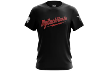 Image of Wethepeopleholsters.Com My Back Hurts Short Sleeve Shirt, my-back-hurts-short-sleeve-shirt