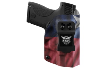Image of Wethepeopleholsters.Com Texas State Flag Custom Kydex IWB Holster for concealed carry, WTP-1006
