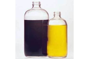 Image of Wheaton Safety-Coated Clear Reagent Bottles, Narrow Mouth, Wheaton 220746 Bottle With PE-Lined Cap