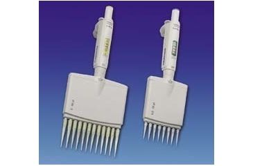 Image of Wheaton Socorex Acura Multichannel Pipettors with Tip Ejectors, Variable Volume, Wheaton W810602 8-Channel