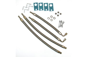 Image of Wheel Masters Hose Extenders For 16in-19.5in Wheel Liners &amp; Covers - 4 Hose Kit, Hand Hole Mount, 8001 AM4