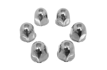 Image of Wheel Masters Stainless Steel Lug Nut Cover 1 1/2in.Truck, Pack of 6, 8012