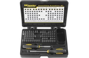 Image of Wheeler Engineering 72-Piece Gunsmithing Screwdriver Kit, Black/Yellow, 776737