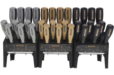 Image of Wheeler Engineering 30 Piece Hex/Torx Benchtop Screwdriver Set, Black, 4002882