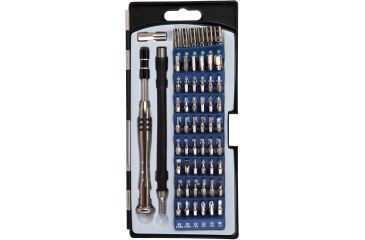 Image of Wheeler Engineering 58-Piece Precision Micro Screwdriver Set, Black/Steel, 564018