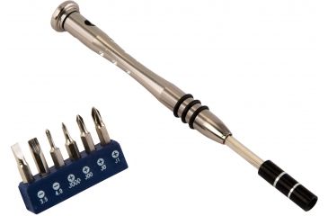 Image of Wheeler Engineering 58-Piece Precision Micro Screwdriver Set, Black/Steel, 564018