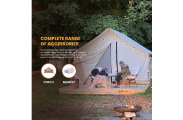 Image of White Duck Alpha Pro Wall Tent, Water Repellent, 12ft x 14ft, WD-PRO-0012