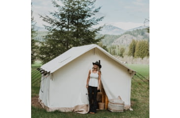 Image of White Duck Alpha Wall Tent, Water Repellent, 10ft x 12ft, WD-0045
