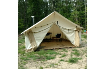 Image of White Duck Alpha Wall Tent, Water Repellent, 10ft x 12ft, WD-0045