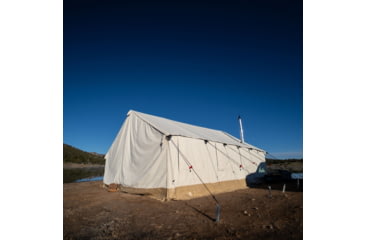 Image of White Duck Alpha Wall Tent, Water Repellent, 14ft x 16ft, WD-0014