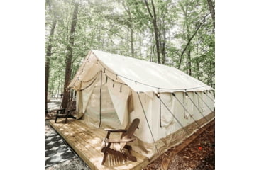 Image of White Duck Alpha Wall Tent, Water Repellent, 16 x 20ft, WD-0024