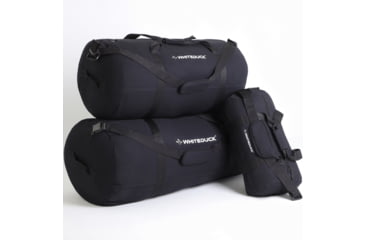 Image of White Duck Filios Canvas Duffel Bag, Black, 24in x 16in, FBA1-FDBSB-2416