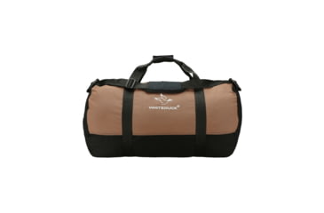 Image of White Duck Filios Canvas Duffel Bag, Brown/Black, 24in x 16in, FBA-FDBBB-2416