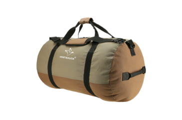Image of White Duck Filios Canvas Duffel Bag, Brown/Olive, 30in x 18in, FBA-FDBOBR-3018