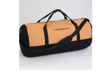 Image of White Duck Filios Canvas Duffel Bag, Tan/Black, 24in x 16in, UP-DLI1-RILC
