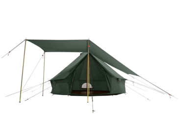 Image of White Duck Regatta Awning Bell Tent, Forest Green, 10ft, RBTCO-10