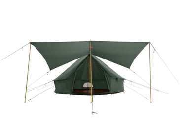 Image of White Duck Regatta Awning Bell Tent, Forest Green, 10ft, RBTCO-10