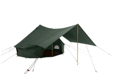 Image of White Duck Regatta Awning Bell Tent, Forest Green, 10ft, RBTCO-10