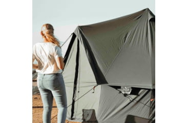 Image of White Duck Regatta Bell Tent, Water Repellent, Boulder Gray, 13ft, WD-RBT-07