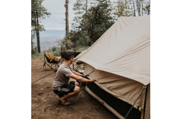 Image of White Duck Rover Scout Tent w/ Jack Stove, Water Repellent, Sandstone Beige, 8ftx9ft, WD-RBT-37