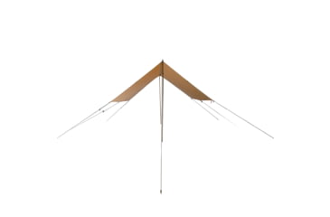 Image of White Duck Sunshade Tarp 330 w/ Poles, 13ft x 13ft/4 x 4 m, SS-4x4-WR