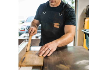 Image of White Duck Work Apron, Black, WWD-001