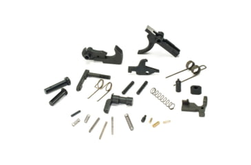 Image of White Label Armory Lower Parts Kit, Phosphate, Stage 4 LPK, Black, WLA-LOW-1014-01