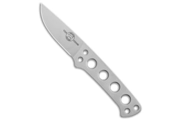 Image of White River Knife &amp; Tool ATK Always There Fixed Blade Knife, 2.50in, CPM S35VN, Drop Point Blade, Stainless Steel, Gray Handle, Gray/Gray, 6.00 inch, BHQ-85354