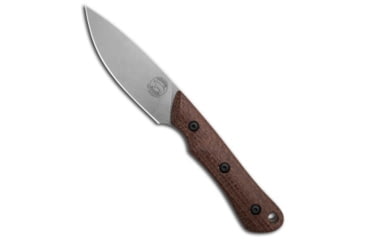 Image of White River Knife &amp; Tool White River Brave Fixed Blade Knife Natural Burlap Micarta 3.5" Stonewash, Brown, CPM MagnaCut, adult, BHQ-219502