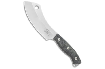 Image of White River Knife &amp; Tool Camp Cleaver Fixed Blade Knife, 5.625in, CPM S35VN, Cleaver Blade, Micarta, Black Handle, Black/Gray, 10.125 inch, BHQ-114006