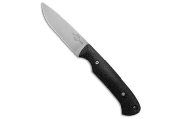 Image of White River Knife &amp; Tool Hunter Fixed Blade Knife, 3.50in, CPM S35VN, Drop Point Blade, Micarta, Black Handle, Black/Steel, 8.25 inch, BHQ-113022
