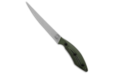 Image of White River Knife &amp; Tool White River Knives 6" Step-Up Fillet Knife Green/Black G-10 6" Stonewash, Green/Black, CPM S35VN, adult, BHQ-188839