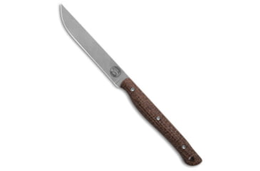 Image of White River Knife &amp; Tool White River Knives Exodus 3 Fixed Blade Knife Burlap Micarta 3.15" SW, Brown, CPM S35VN, adult, BHQ-188869