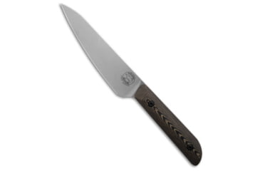 Image of White River Knife &amp; Tool White River Knives Liong Mah Utility Knife Maple &amp; Black Richlite 5" Stonewash, Black/Wood, CPM S35VN, adult, BHQ-188863
