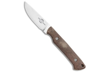 Image of White River Knife &amp; Tool Small Game Fixed Blade Knife, 3.00in, CPM S35VN, Drop Point Blade, Micarta, Tan Handle, Tan/Gray, 7.375 inch, BHQ-110671